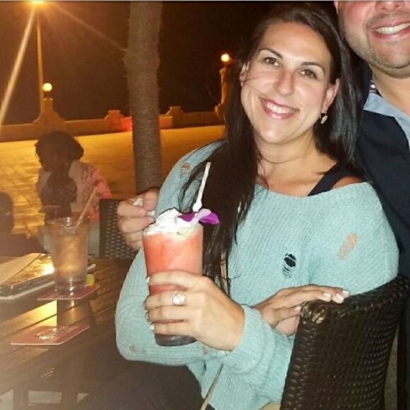 Express light  green distressed cropped sweater - Picture 3 of 5